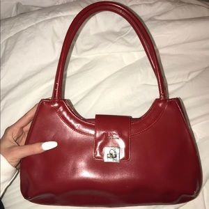 RED GUCCI HANDBAG